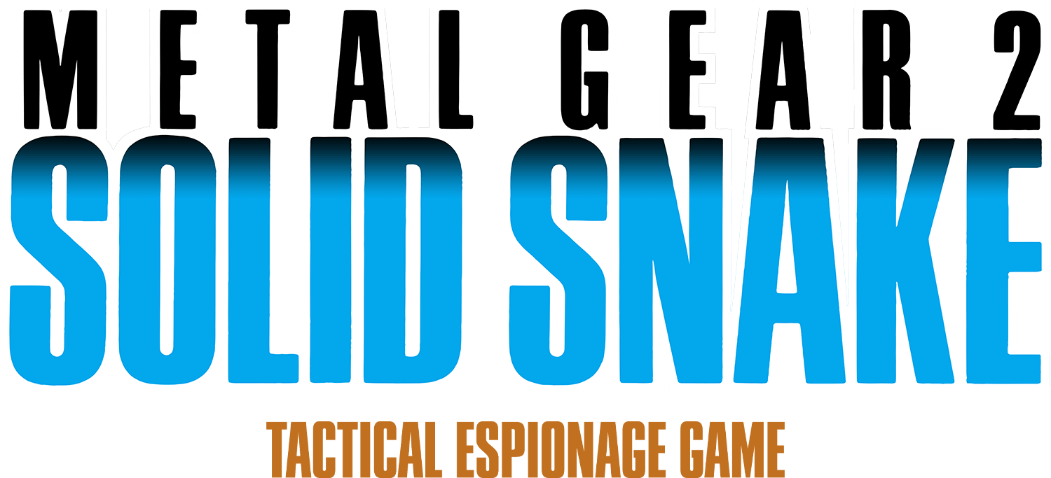 Metal Gear 2 Solid Snake логотип